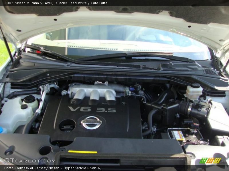 Glacier Pearl White / Cafe Latte 2007 Nissan Murano SL AWD