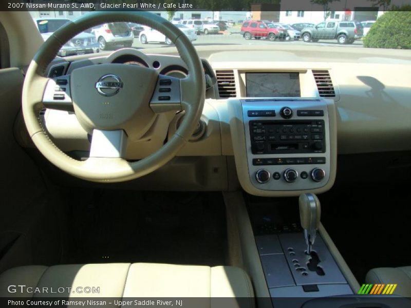 Glacier Pearl White / Cafe Latte 2007 Nissan Murano SL AWD