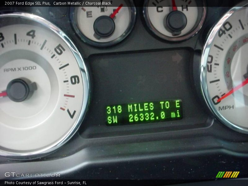 Carbon Metallic / Charcoal Black 2007 Ford Edge SEL Plus