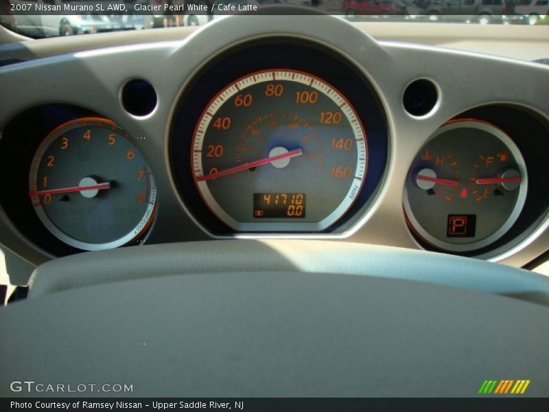Glacier Pearl White / Cafe Latte 2007 Nissan Murano SL AWD