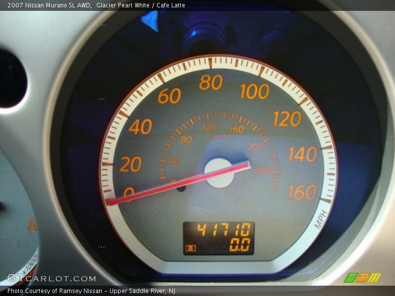 Glacier Pearl White / Cafe Latte 2007 Nissan Murano SL AWD