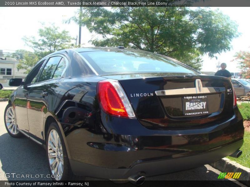 Tuxedo Black Metallic / Charcoal Black/Fine Line Ebony 2010 Lincoln MKS EcoBoost AWD