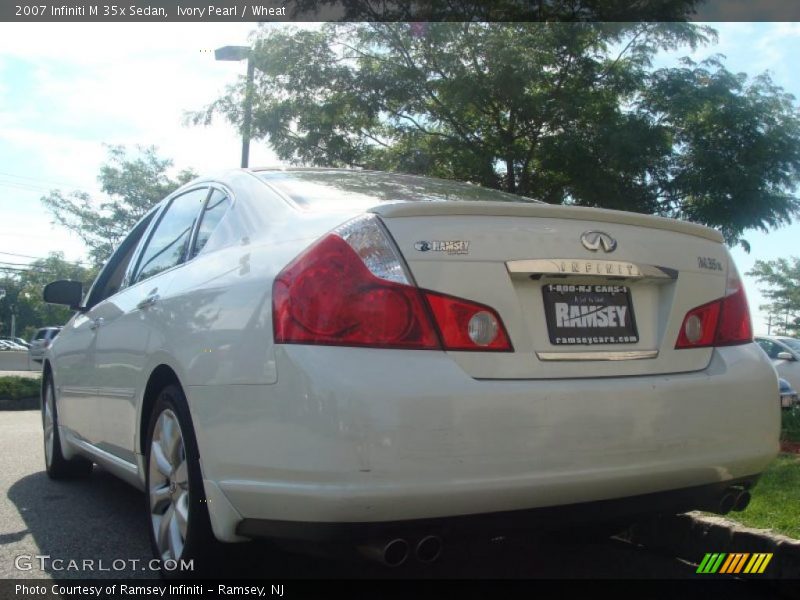 Ivory Pearl / Wheat 2007 Infiniti M 35x Sedan