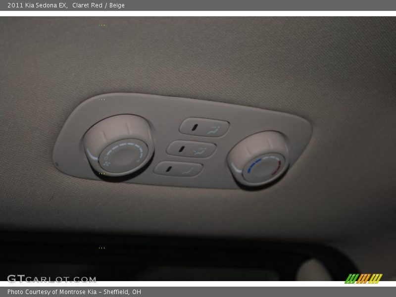 Claret Red / Beige 2011 Kia Sedona EX