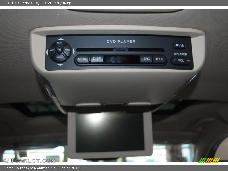 Claret Red / Beige 2011 Kia Sedona EX