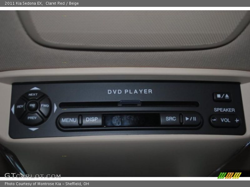Claret Red / Beige 2011 Kia Sedona EX