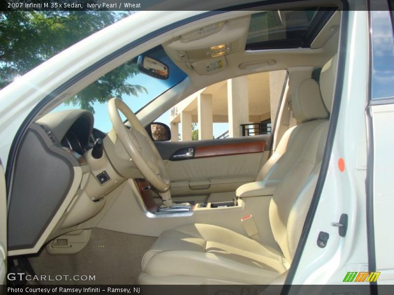 Ivory Pearl / Wheat 2007 Infiniti M 35x Sedan