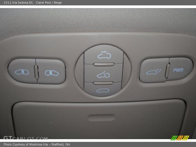 Claret Red / Beige 2011 Kia Sedona EX