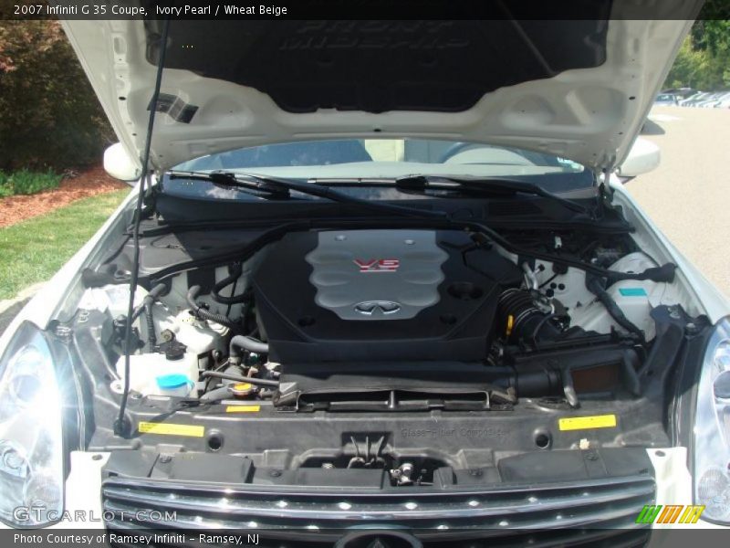 Ivory Pearl / Wheat Beige 2007 Infiniti G 35 Coupe