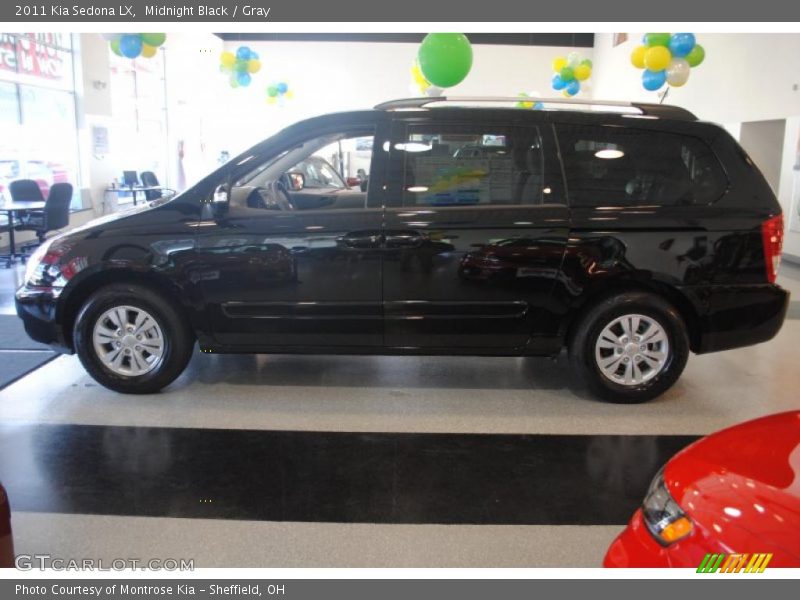 Midnight Black / Gray 2011 Kia Sedona LX