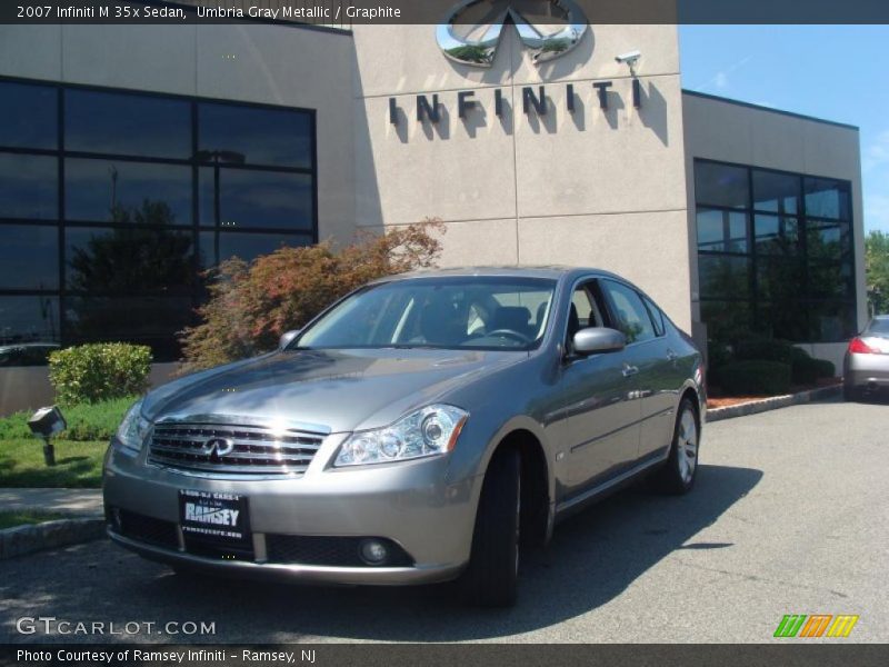Umbria Gray Metallic / Graphite 2007 Infiniti M 35x Sedan