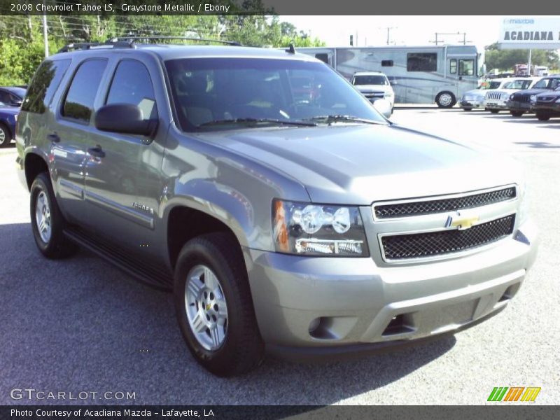 Graystone Metallic / Ebony 2008 Chevrolet Tahoe LS