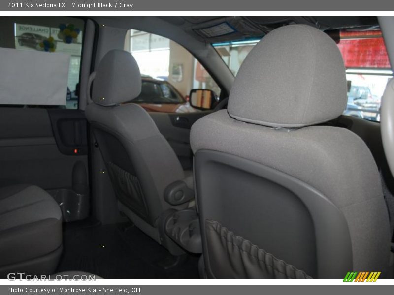 Midnight Black / Gray 2011 Kia Sedona LX