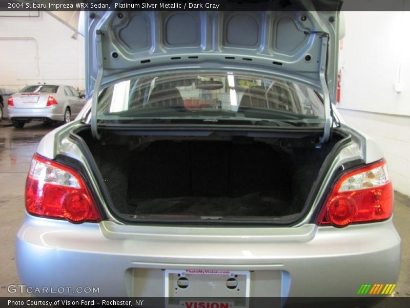 Platinum Silver Metallic / Dark Gray 2004 Subaru Impreza WRX Sedan