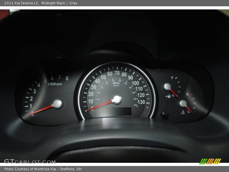 Midnight Black / Gray 2011 Kia Sedona LX