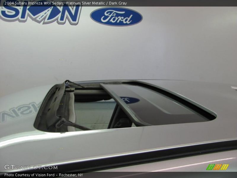 Platinum Silver Metallic / Dark Gray 2004 Subaru Impreza WRX Sedan