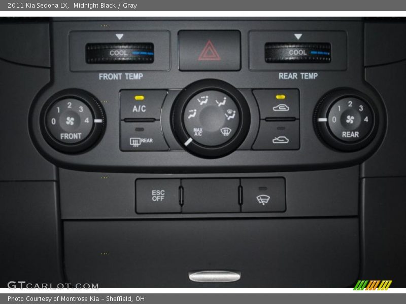 Midnight Black / Gray 2011 Kia Sedona LX