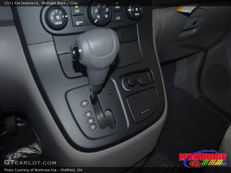 Midnight Black / Gray 2011 Kia Sedona LX