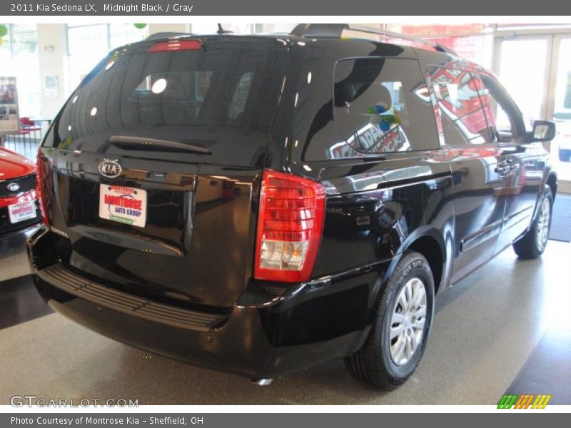 Midnight Black / Gray 2011 Kia Sedona LX