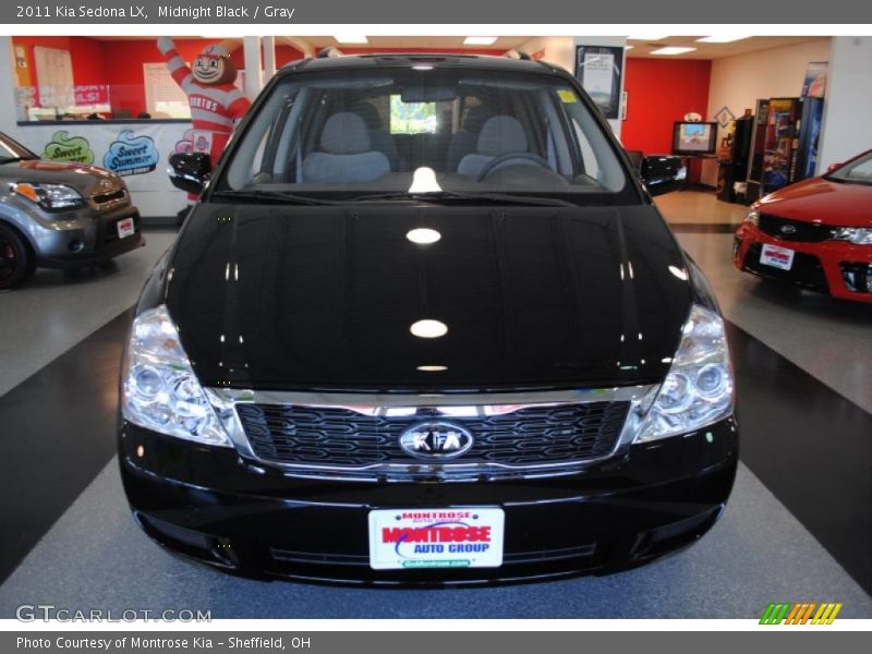 Midnight Black / Gray 2011 Kia Sedona LX