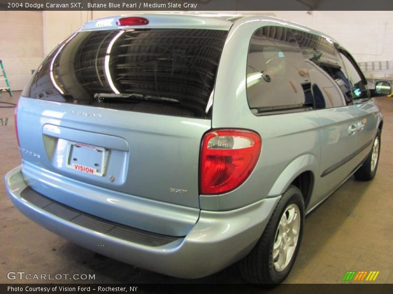 Butane Blue Pearl / Medium Slate Gray 2004 Dodge Caravan SXT