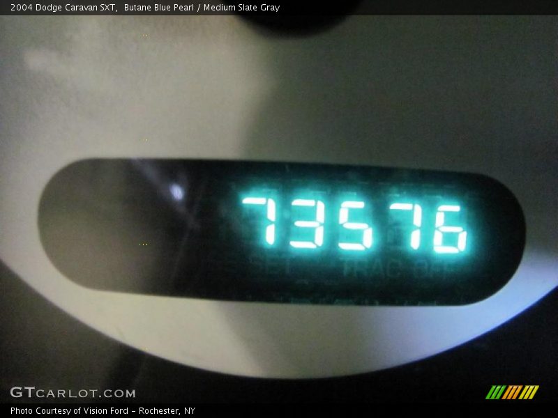 Butane Blue Pearl / Medium Slate Gray 2004 Dodge Caravan SXT