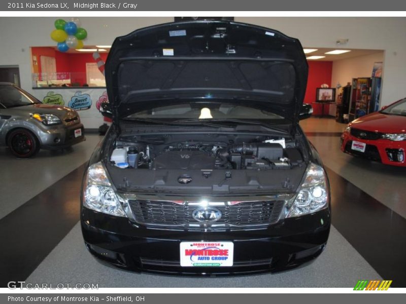 Midnight Black / Gray 2011 Kia Sedona LX