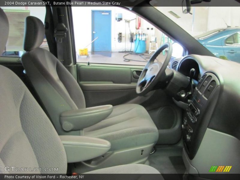 Butane Blue Pearl / Medium Slate Gray 2004 Dodge Caravan SXT