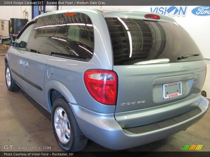 Butane Blue Pearl / Medium Slate Gray 2004 Dodge Caravan SXT
