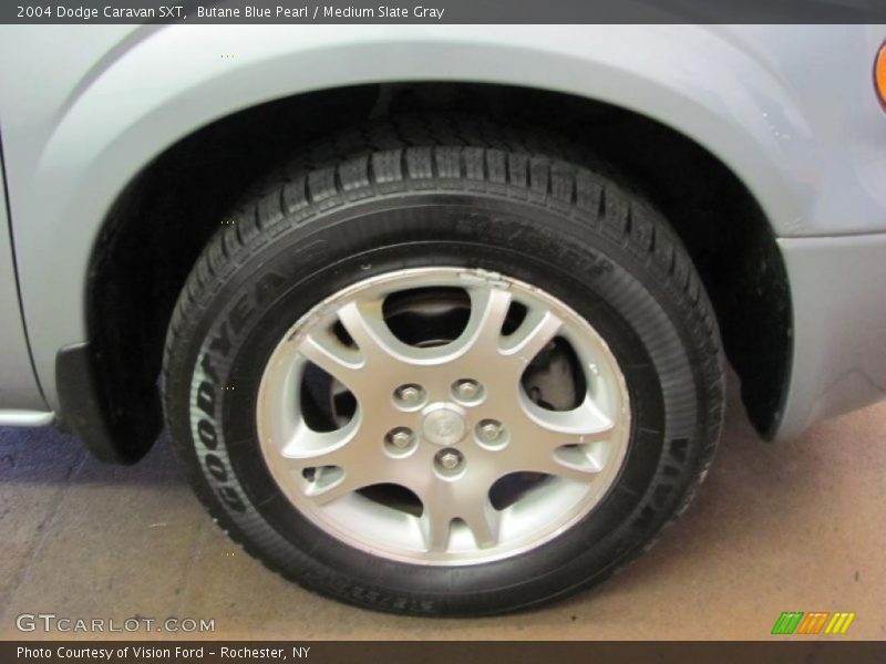 Butane Blue Pearl / Medium Slate Gray 2004 Dodge Caravan SXT