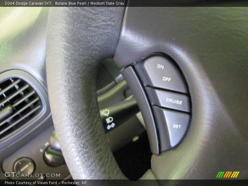 Butane Blue Pearl / Medium Slate Gray 2004 Dodge Caravan SXT