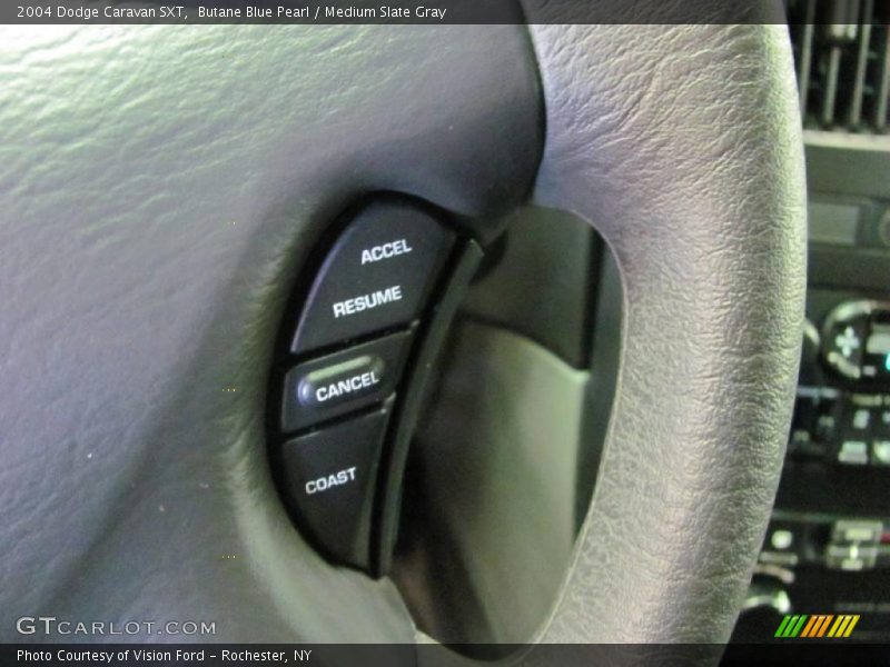 Butane Blue Pearl / Medium Slate Gray 2004 Dodge Caravan SXT