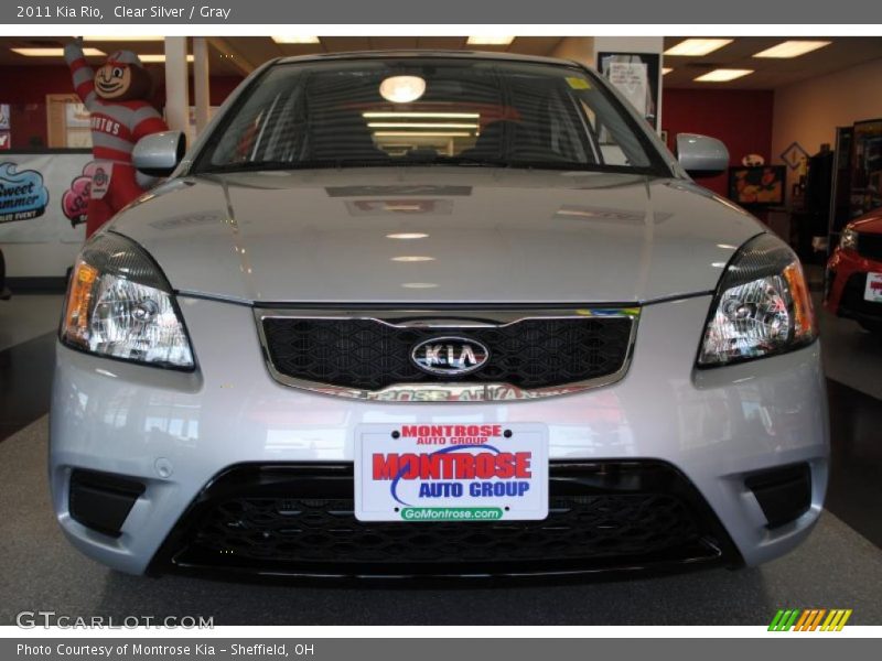 Clear Silver / Gray 2011 Kia Rio