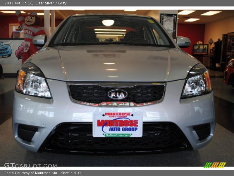 Clear Silver / Gray 2011 Kia Rio LX