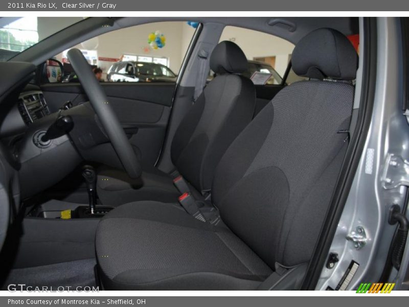 Clear Silver / Gray 2011 Kia Rio LX