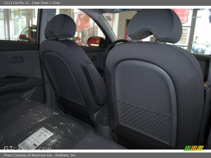 Clear Silver / Gray 2011 Kia Rio LX