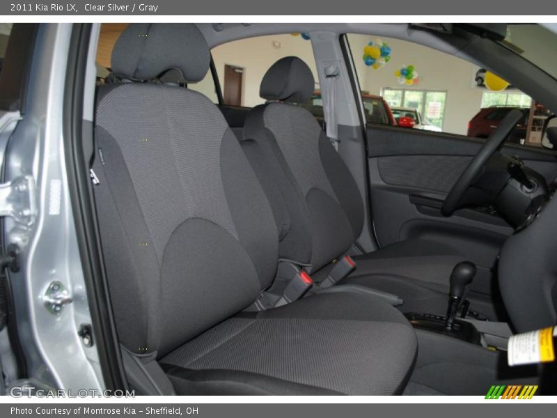 Clear Silver / Gray 2011 Kia Rio LX
