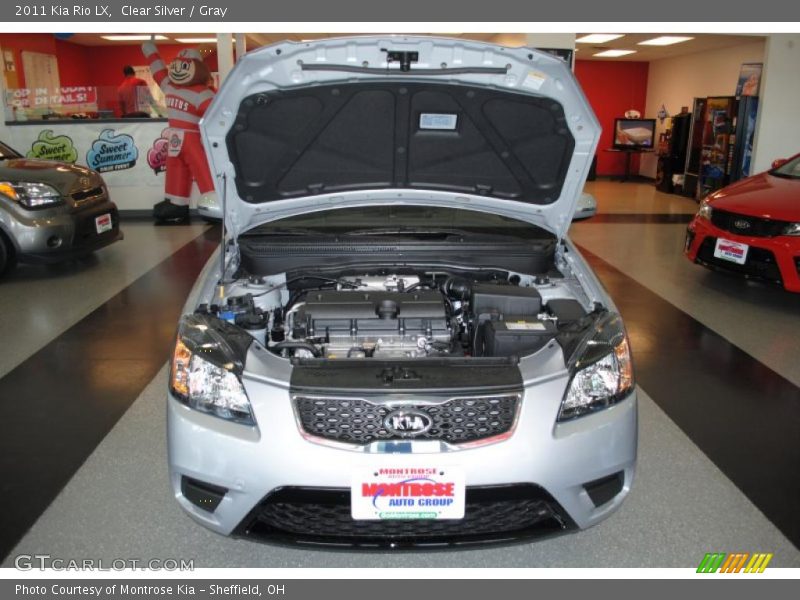 Clear Silver / Gray 2011 Kia Rio LX