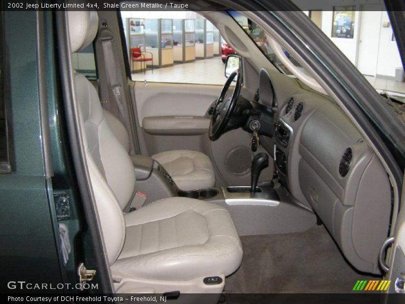 Shale Green Metallic / Taupe 2002 Jeep Liberty Limited 4x4