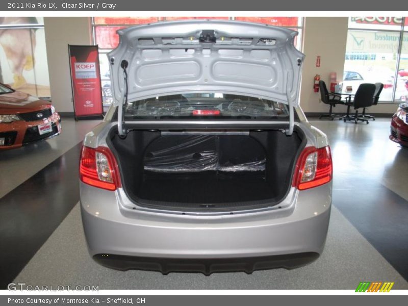 Clear Silver / Gray 2011 Kia Rio LX