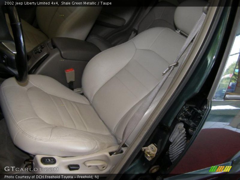 Shale Green Metallic / Taupe 2002 Jeep Liberty Limited 4x4