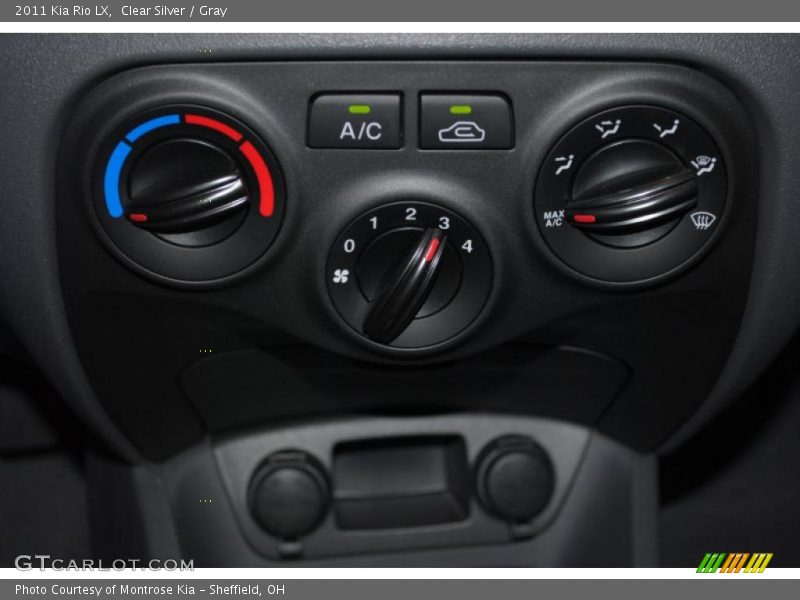 Clear Silver / Gray 2011 Kia Rio LX