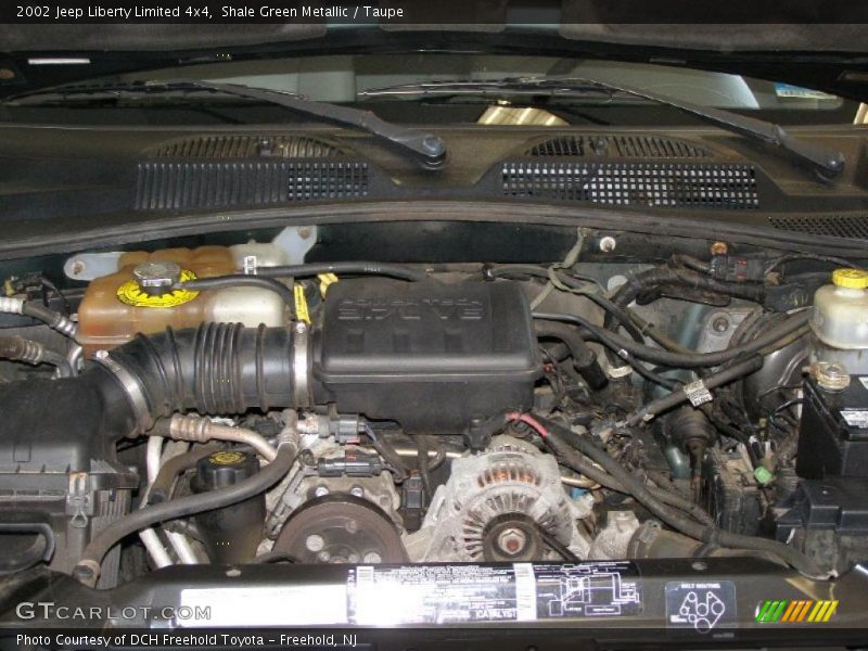 Shale Green Metallic / Taupe 2002 Jeep Liberty Limited 4x4