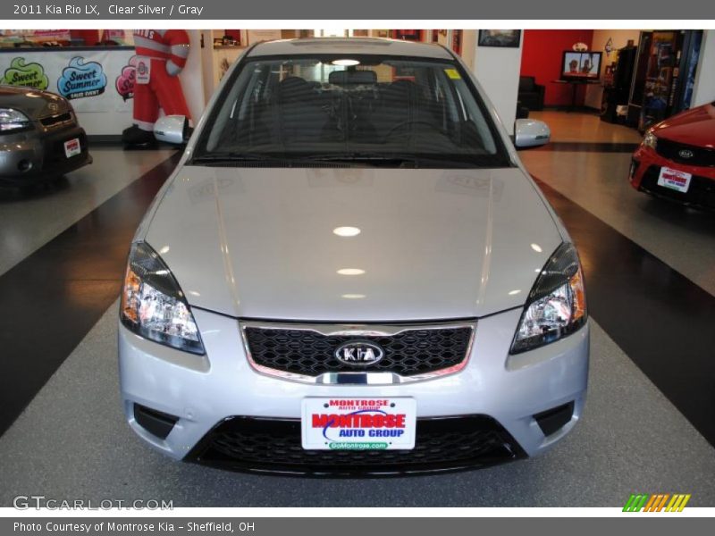 Clear Silver / Gray 2011 Kia Rio LX