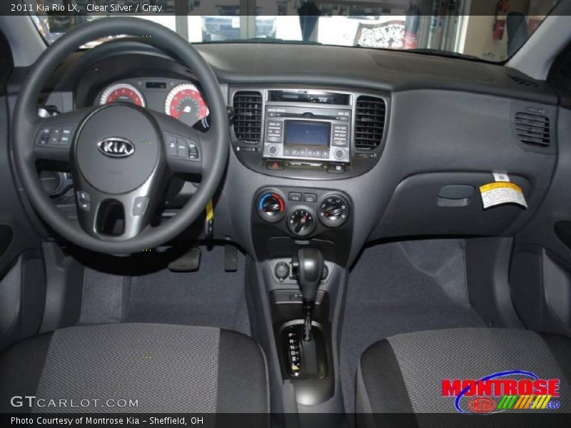 Clear Silver / Gray 2011 Kia Rio LX