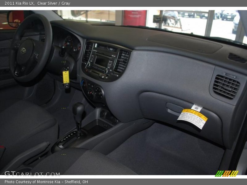 Clear Silver / Gray 2011 Kia Rio LX