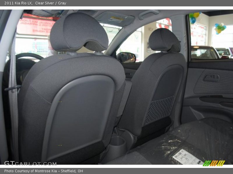 Clear Silver / Gray 2011 Kia Rio LX