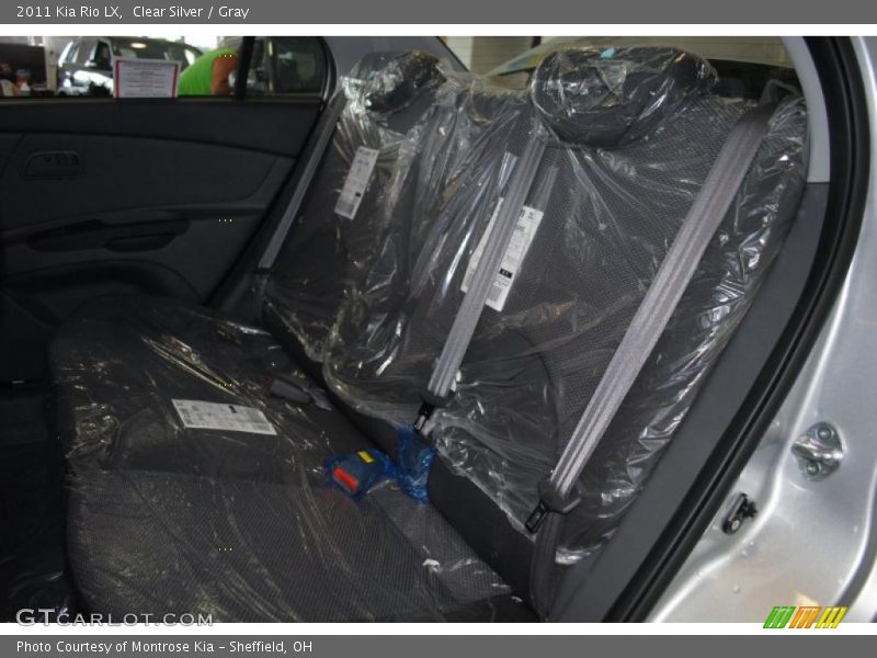 Clear Silver / Gray 2011 Kia Rio LX