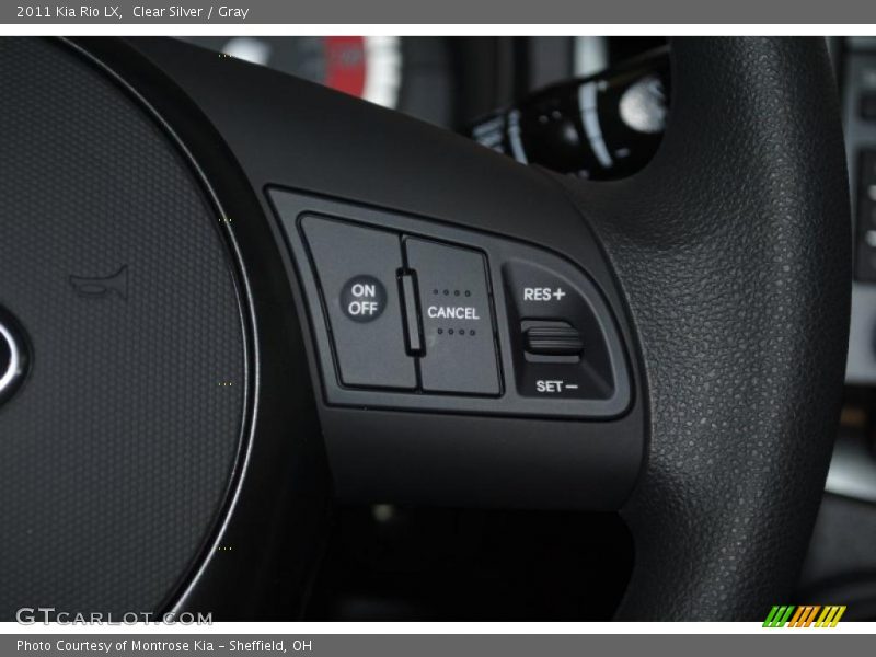Clear Silver / Gray 2011 Kia Rio LX
