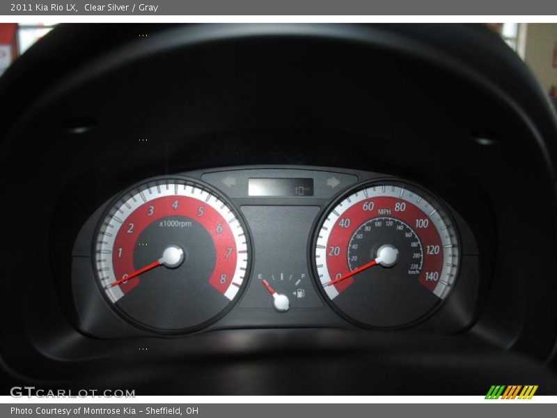 Clear Silver / Gray 2011 Kia Rio LX